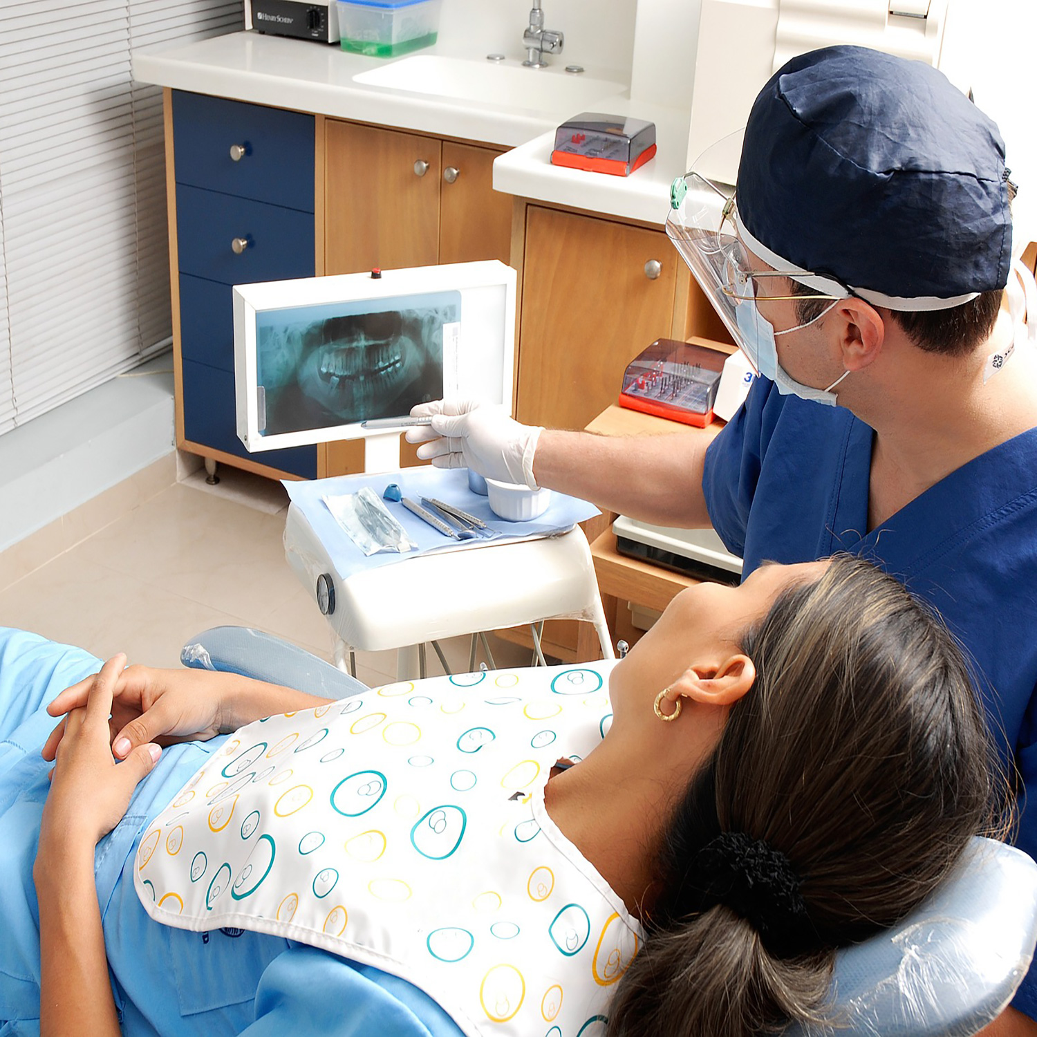 dental-check dentist checking xray